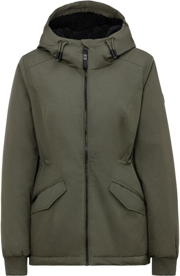 Ragwear Outdoorjack DOWEY WARM licht verwarmende tussenjas met hoge kraag en capuchon - Foto 3