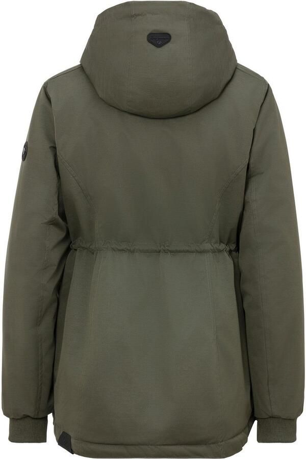 Ragwear Outdoorjack DOWEY WARM licht verwarmende tussenjas met hoge kraag en capuchon - Foto 2