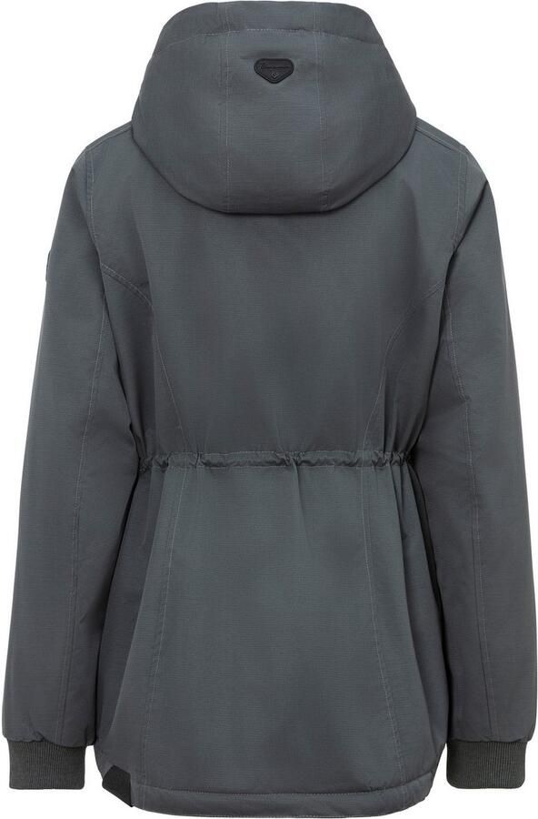 Ragwear Outdoorjack DOWEY WARM licht verwarmende tussenjas met hoge kraag en capuchon - Foto 3