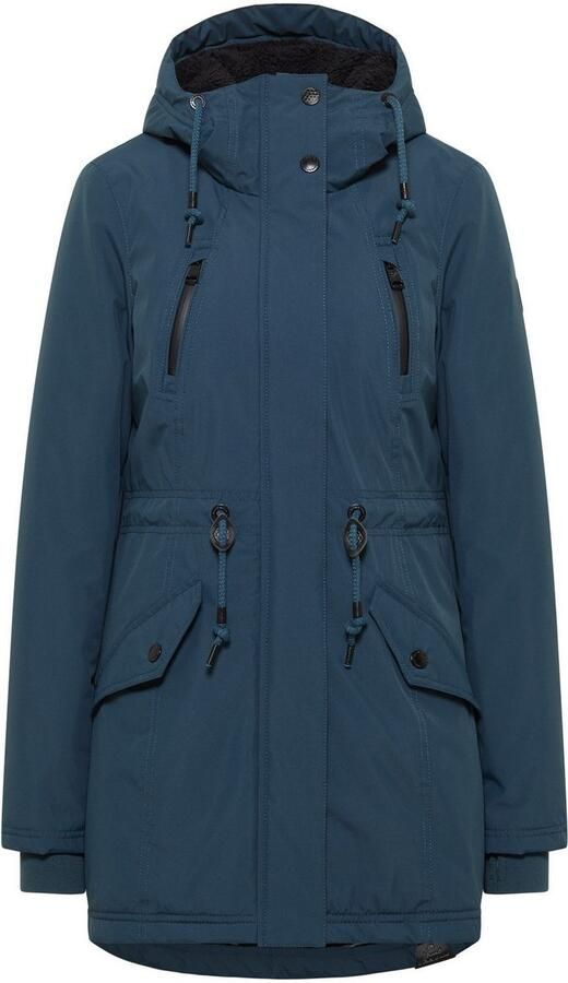 Ragwear Outdoorjack ELSIEN waterafstotende overgangsparka met verwarmende teddypluche voering - Foto 6