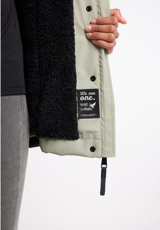 Ragwear Outdoorjack MONADIS RAINY WARM waterafstotende parka gevoerd met verwarmende teddypluche - Foto 3