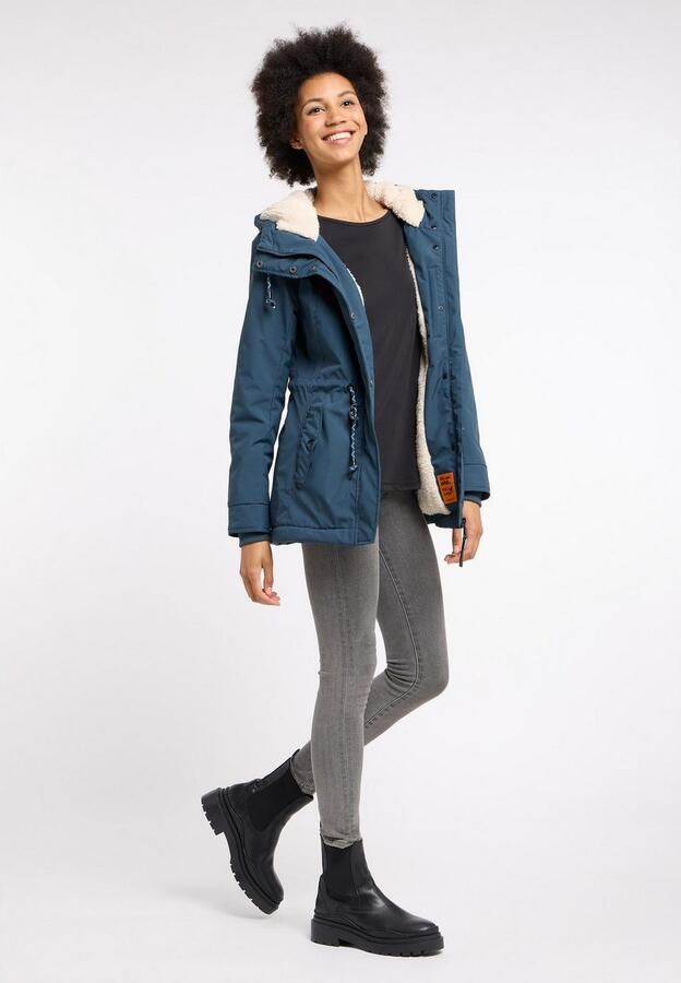 Ragwear Parka MONADIS WARM waterafstotende tussenjas met verwarmende teddypluche voering - Foto 6