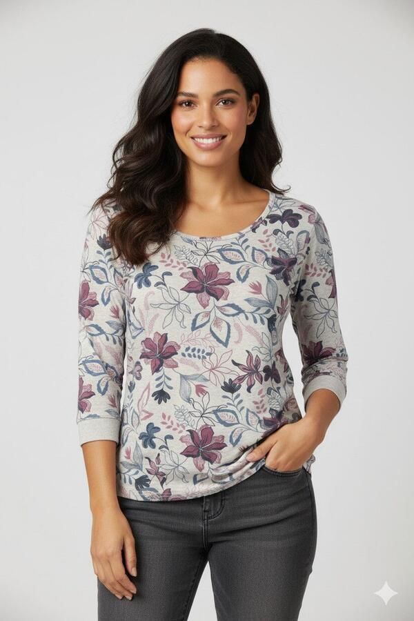 Ragwear Shirt met lange mouwen SHIMONA FLOWERS O - Foto 3