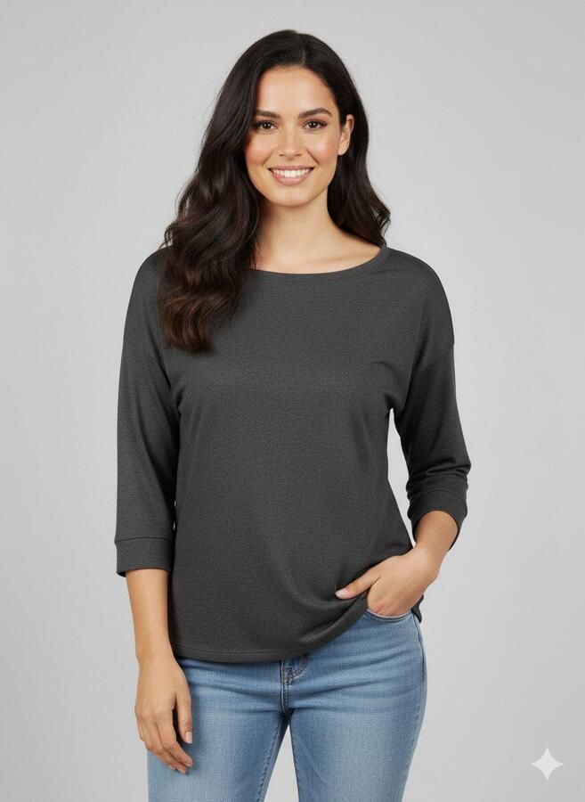 Ragwear Shirt met lange mouwen SHIMONA O afgeronde zoom - Foto 3