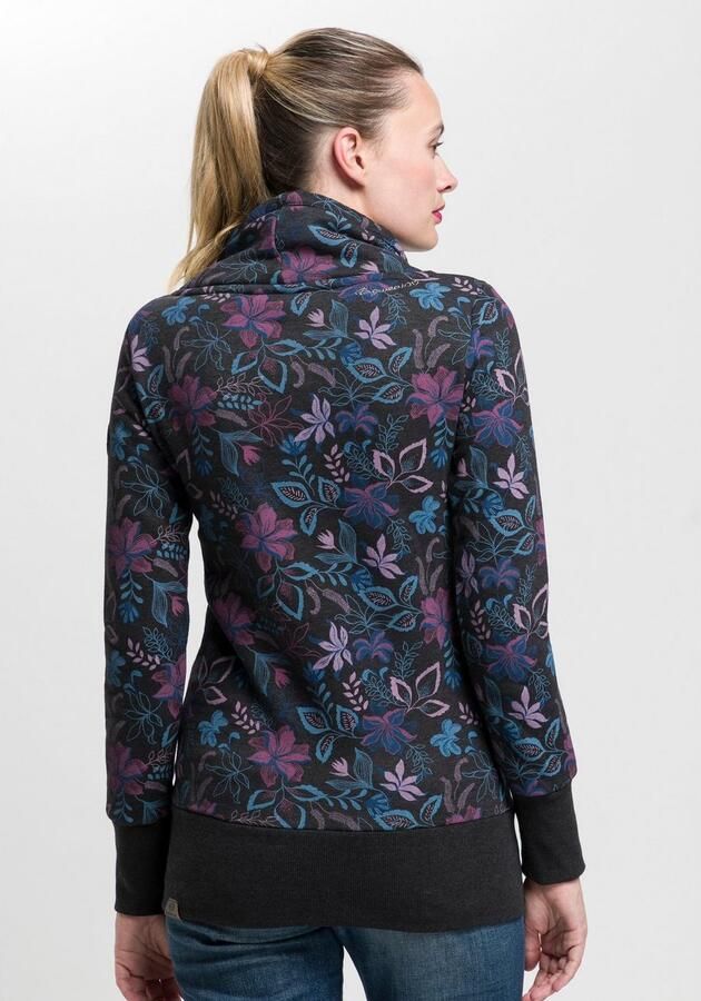 Ragwear Sweater NESKA O Capuchonsweater met asymmetrische sjaalkraag - Foto 4