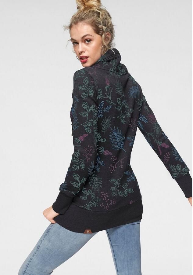 Ragwear Sweater NESKA O Capuchonsweater met asymmetrische sjaalkraag - Foto 3