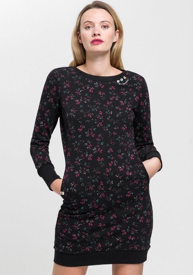 Ragwear Sweatjurk MENITA O met mille-fleur all-over-print - Foto 3