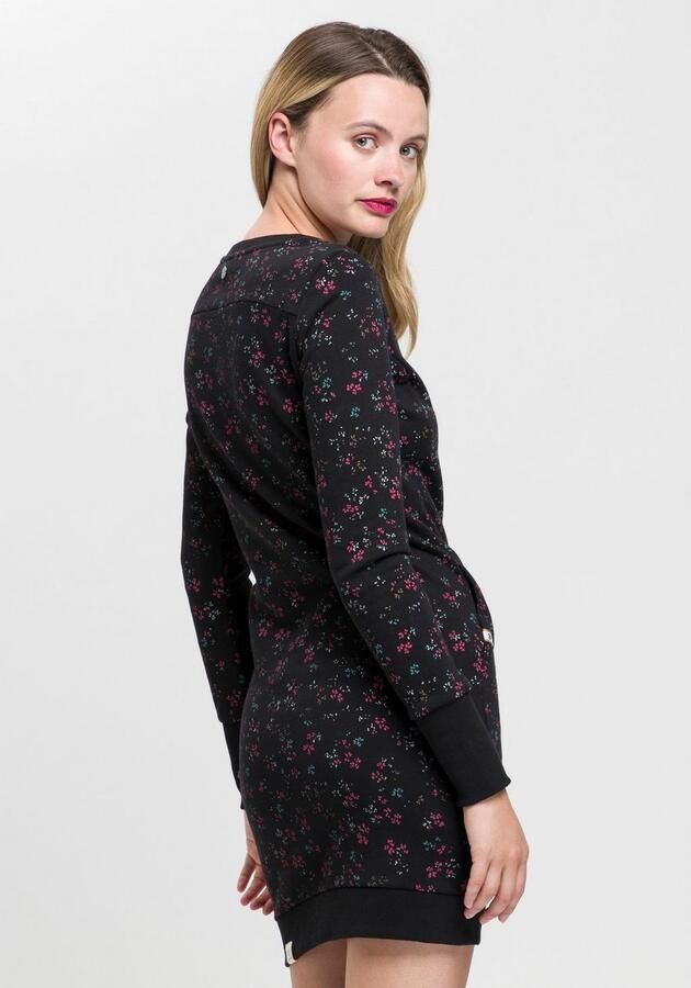 Ragwear Sweatjurk MENITA O met mille-fleur all-over-print - Foto 4