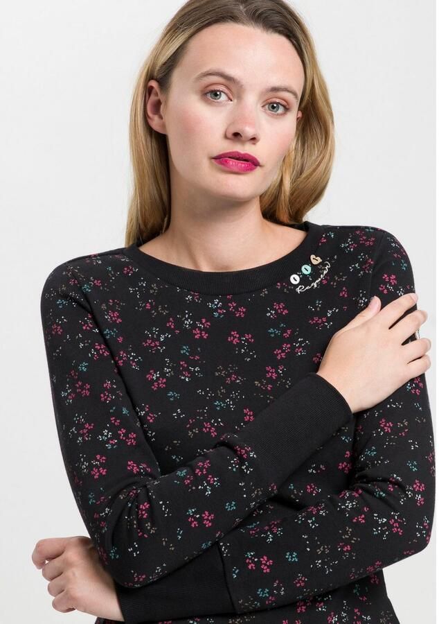 Ragwear Sweatjurk MENITA O met mille-fleur all-over-print - Foto 2
