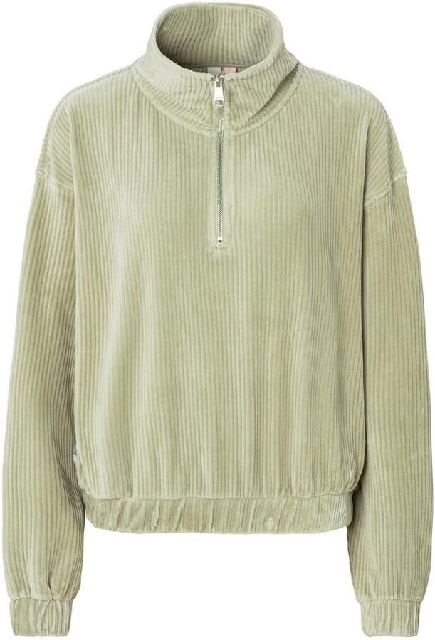 Ragwear Sweatshirt IZZAR CORD Staande kraag met rits in Troyer-stijl