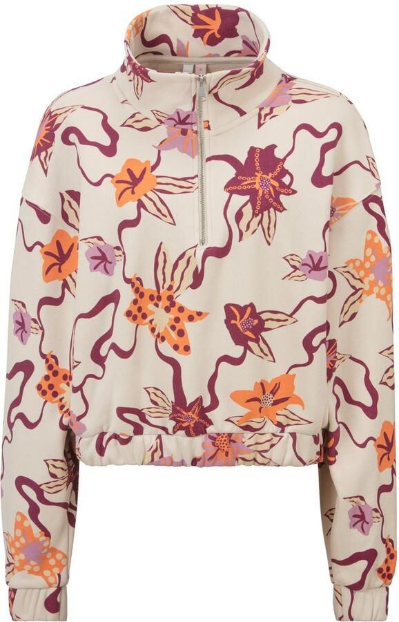 Ragwear Sweatshirt IZZAR PRINT Staande kraag met rits in Troyer-stijl - Foto 2