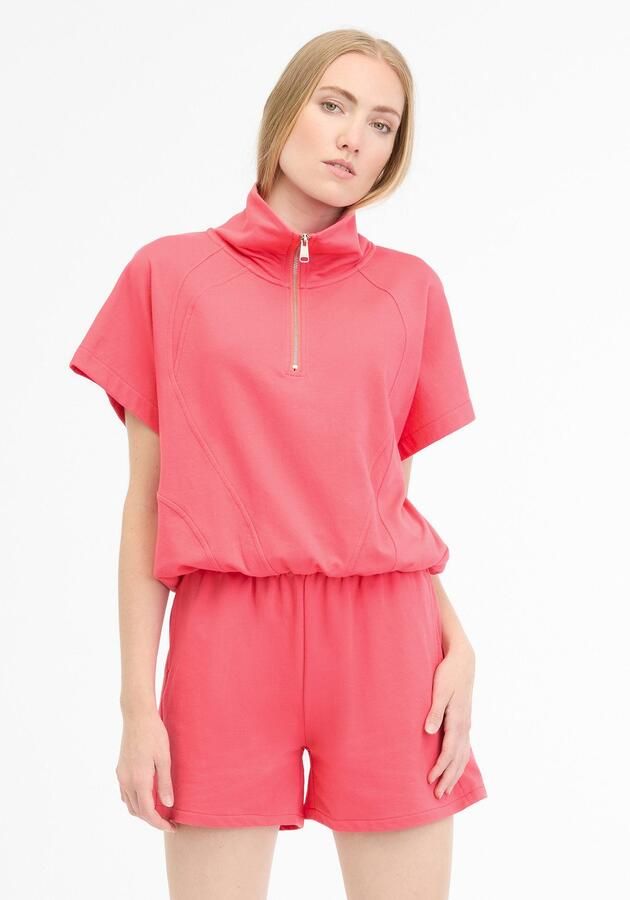 Ragwear Sweatshirt IZZARA TOP met verlaagde schouders en met ritssluiting in troyer-stijl - Foto 4