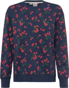 Ragwear Sweater GLORRIKA CHERRY met fruitige 'cherry-all-over' print