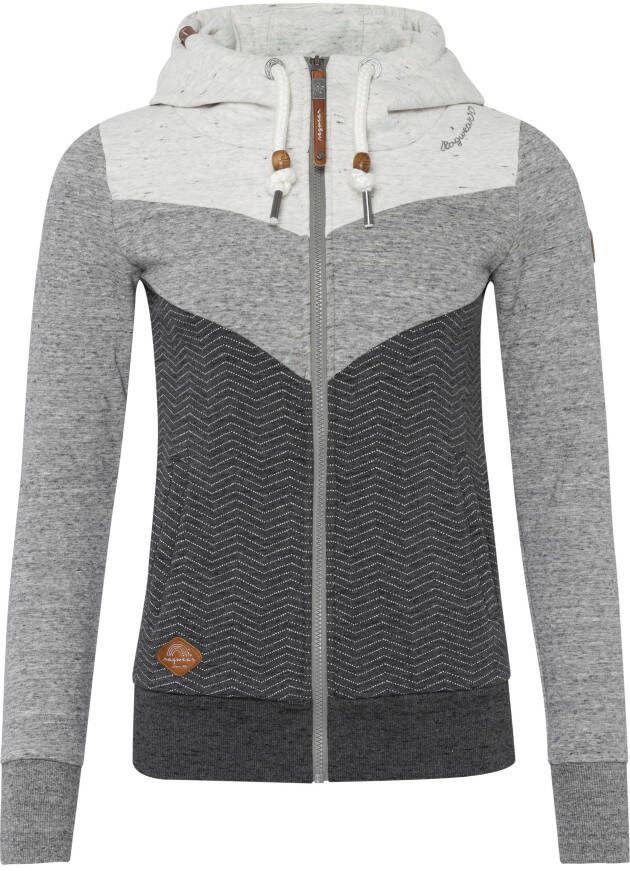 Ragwear Sweatvest TREGA ZIP O in colourblocking-design