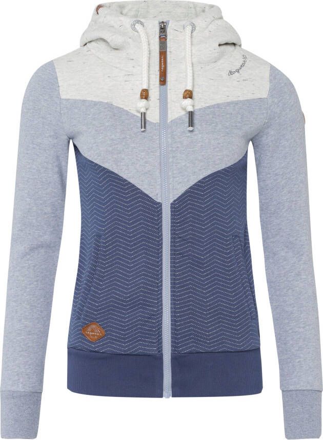 Ragwear Sweatvest TREGA ZIP O in colourblocking-design