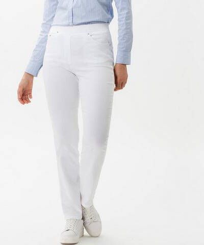 Raphaela By Brax Slim fit jeans met stretch en tunnelkoord model 'Pamina'