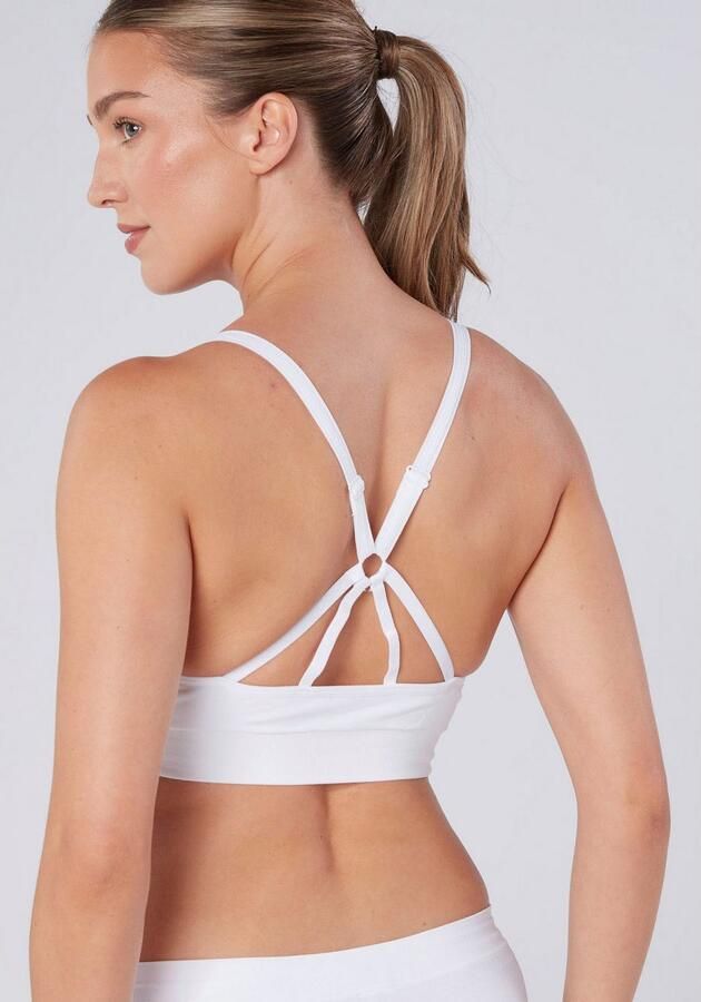 Reebok Bh zonder beugels MARYNA uitneembare pads modern naadloos met logo zonder sluiting - Foto 7