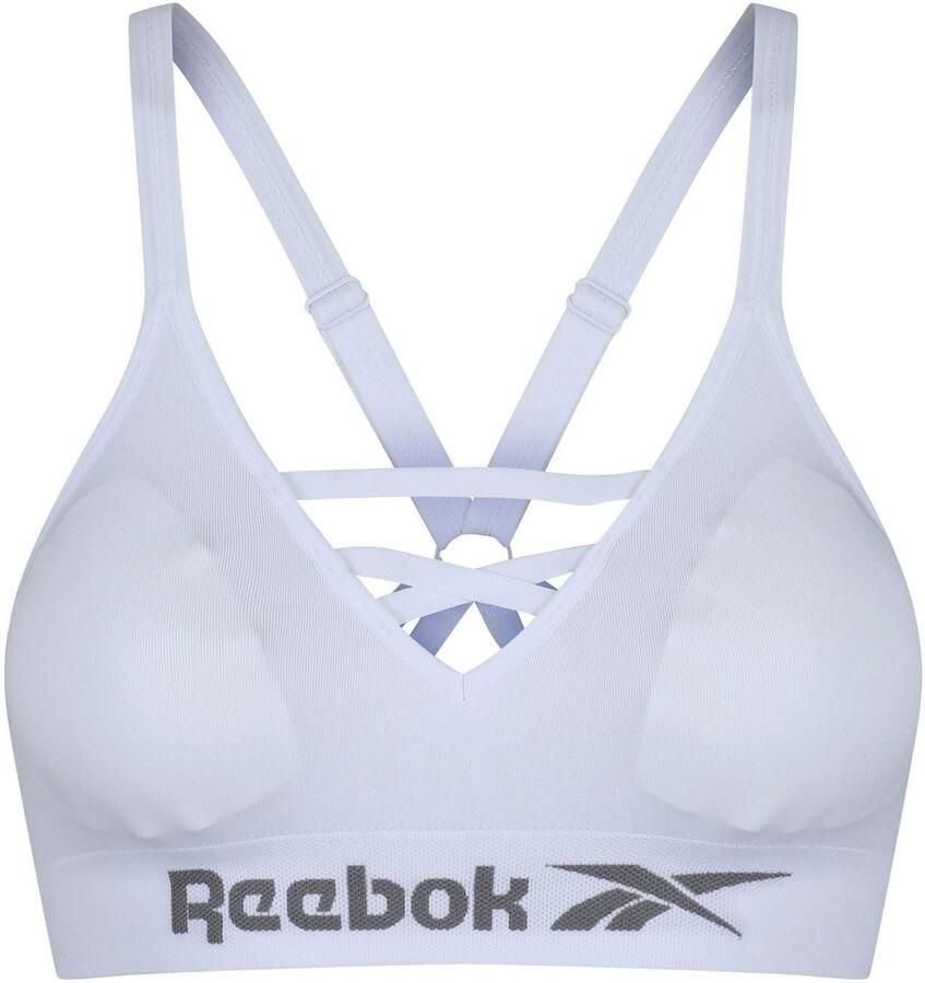 Reebok Bh zonder beugels MARYNA uitneembare pads modern naadloos met logo zonder sluiting