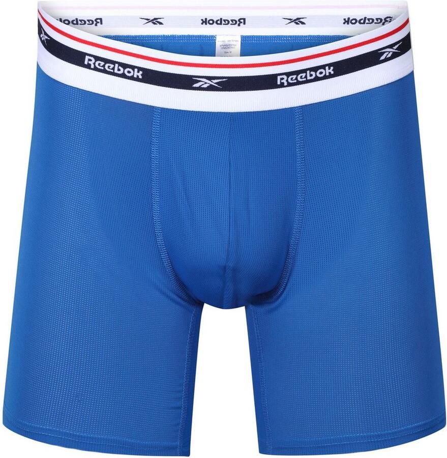 Reebok Boxershort FINLO basic comfortabel zacht met logo brede band (Set van 3)