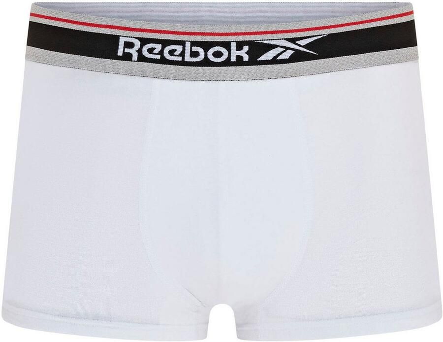 Reebok Boxershort Jay basic comfortabel zacht met logo brede band katoenmix (Set van 5) - Foto 3