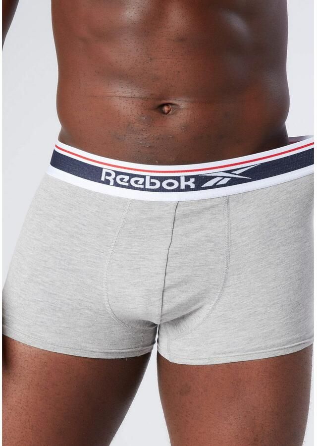 Reebok Boxershort Jay basic comfortabel zacht met logo brede band katoenmix (Set van 5) - Foto 7