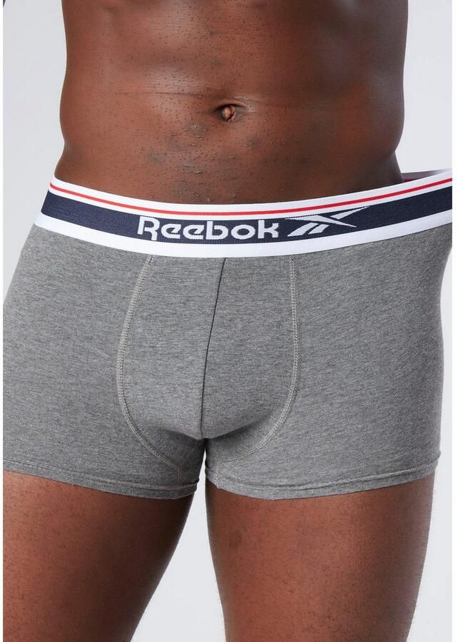 Reebok Boxershort Jay basic comfortabel zacht met logo brede band katoenmix (Set van 5) - Foto 6