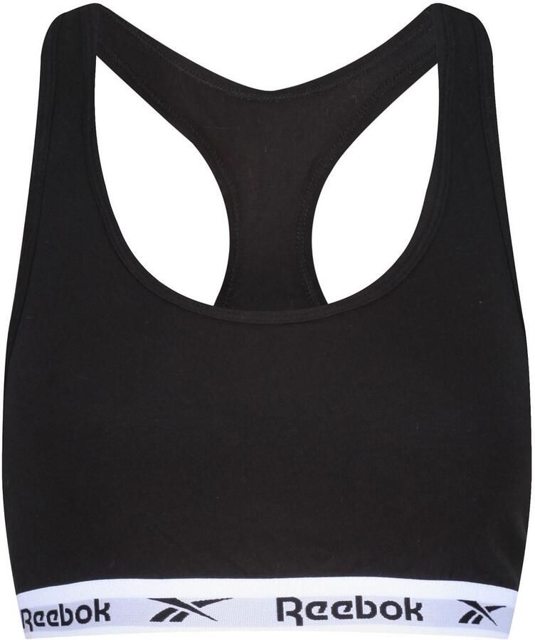 Reebok Bustier FRANKIE brede bandjes zonder sluiting zonder beugel met logo katoenmix (Set van 2) - Foto 2