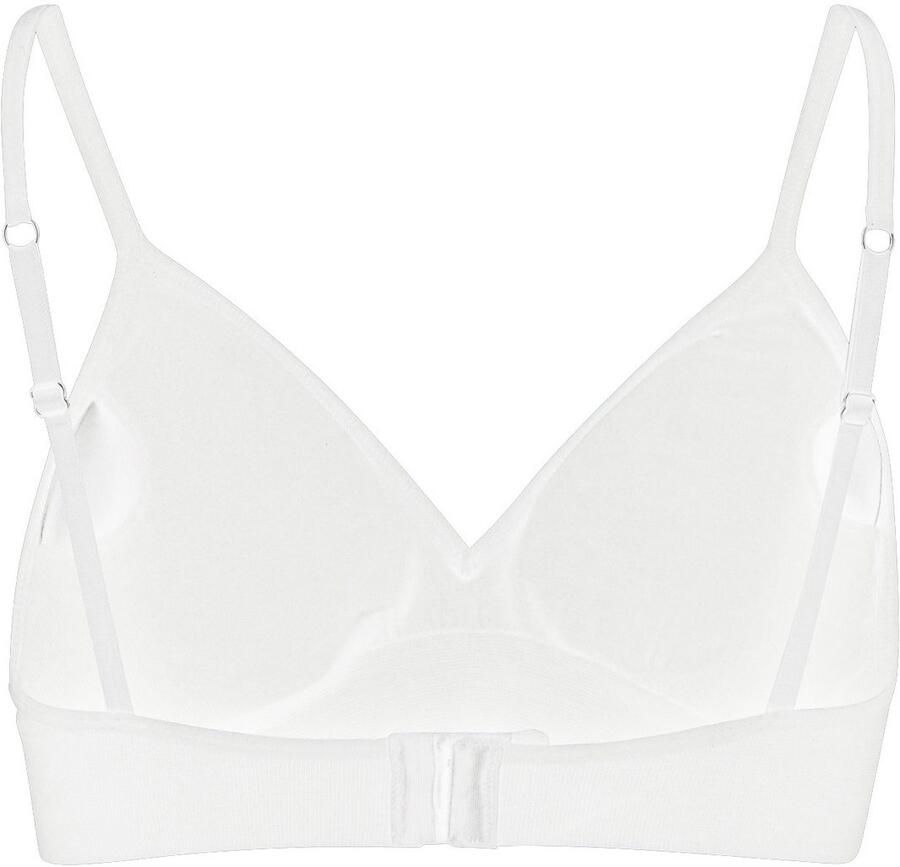 Reebok Bustier Justine smalle bandjes comfortabel basic zonder beugel met logo triangel-snit - Foto 6