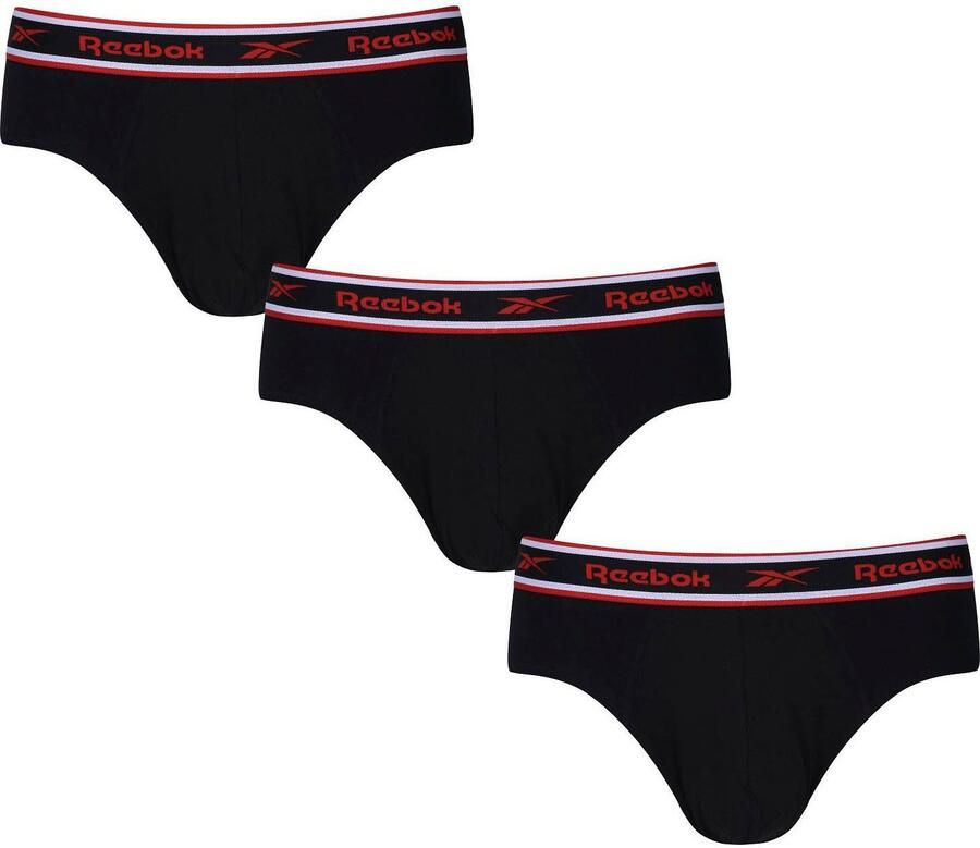 Reebok Slip CHASE basic comfortabel ade d met logo brede band katoenmix (3 stuks) - Foto 3