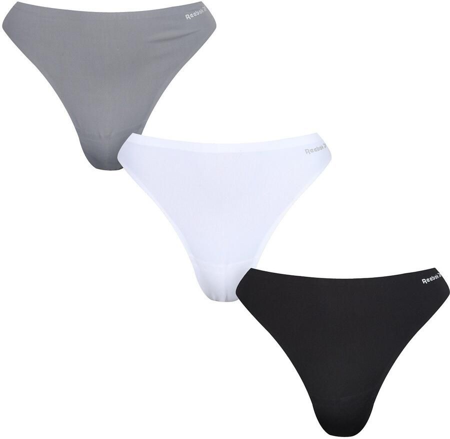 Reebok Slip Rae strak basic comfortabel met logo plat gebreide stof (Set van 3) - Foto 5