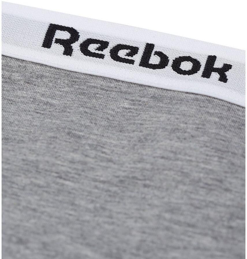 Reebok Tanga Verena strak basic comfortabel met logo brede band katoenmix (3 stuks)