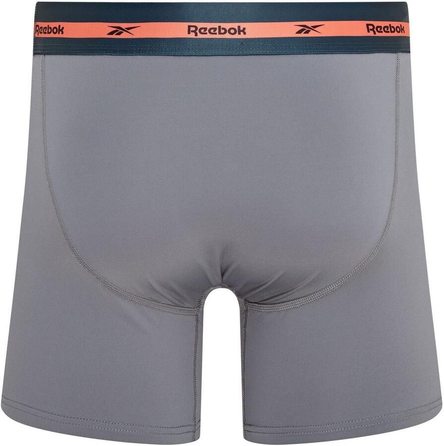Reebok Trunk Luther basic vochtregulerend met logo met patroon brede band (Set van 3) - Foto 2