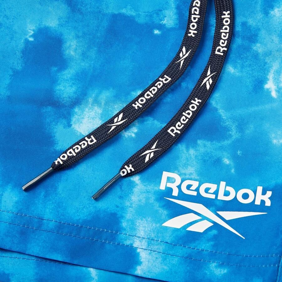 Reebok Zwemshort Milan met trekkoord en elastische tailleband tie-dye-look sneldrogend (1 stuk)