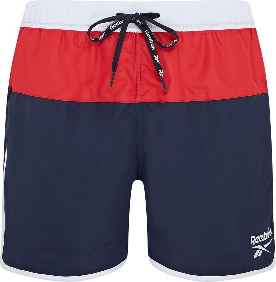 Reebok Zwemshort Troy met trekkoord en elastische tailleband met logo sneldrogend (1 stuk) - Foto 4