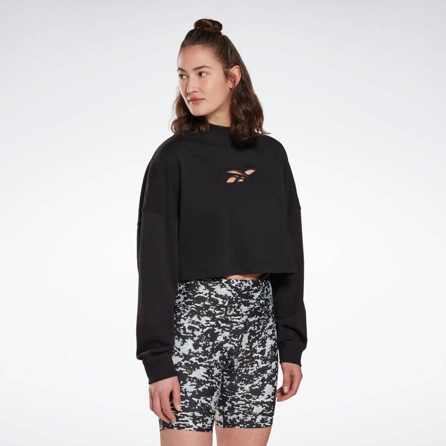 Reebok Sweatshirt STUDIO VECTOR KNIT CREW SWEATSHIRT