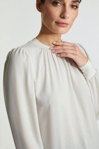 Rich & Royal Blouse zonder sluiting in een hooggesloten model