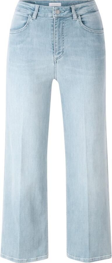 Rich & Royal 7 8 jeans Culotte lichtblauwe satijn denim - Foto 4