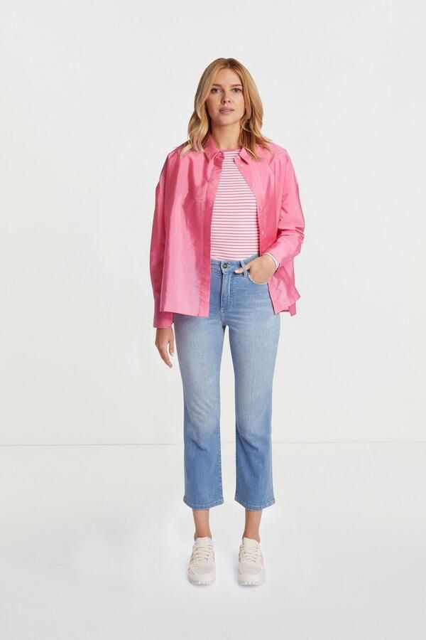 Rich & Royal 7 8 jeans licht gewassen look verkort model