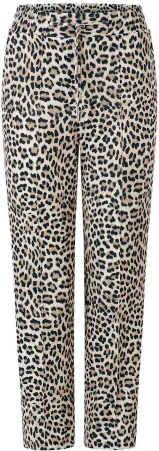 Rich & Royal Stijlvolle bedrukte scuba broek Brown Dames - Foto 2