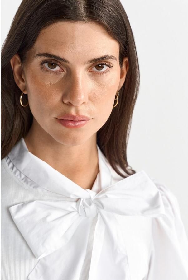 Rich & Royal Blouse met lange mouwen Met een ronde hals