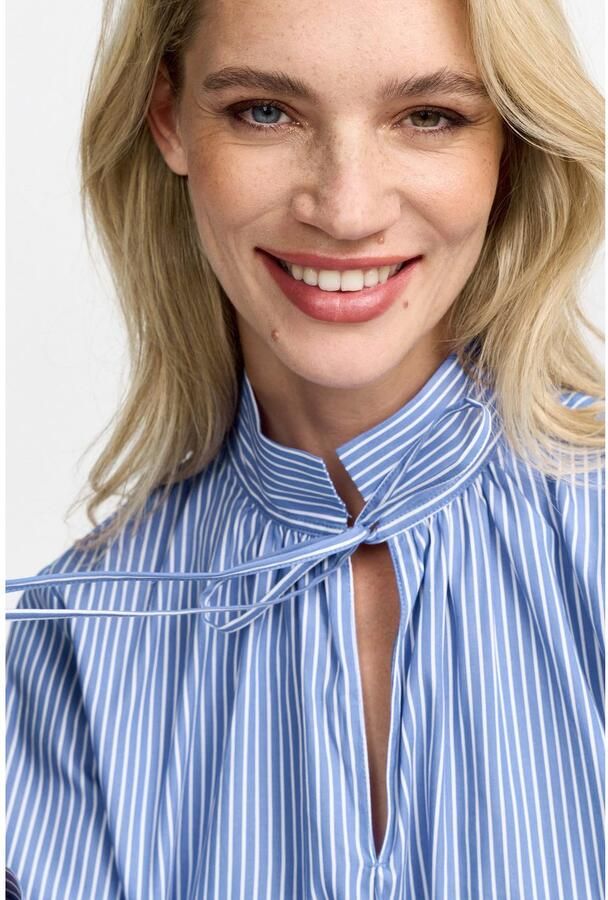 Rich & Royal Blouse met lange mouwen Met speelse strik aan de halsopening - Foto 2