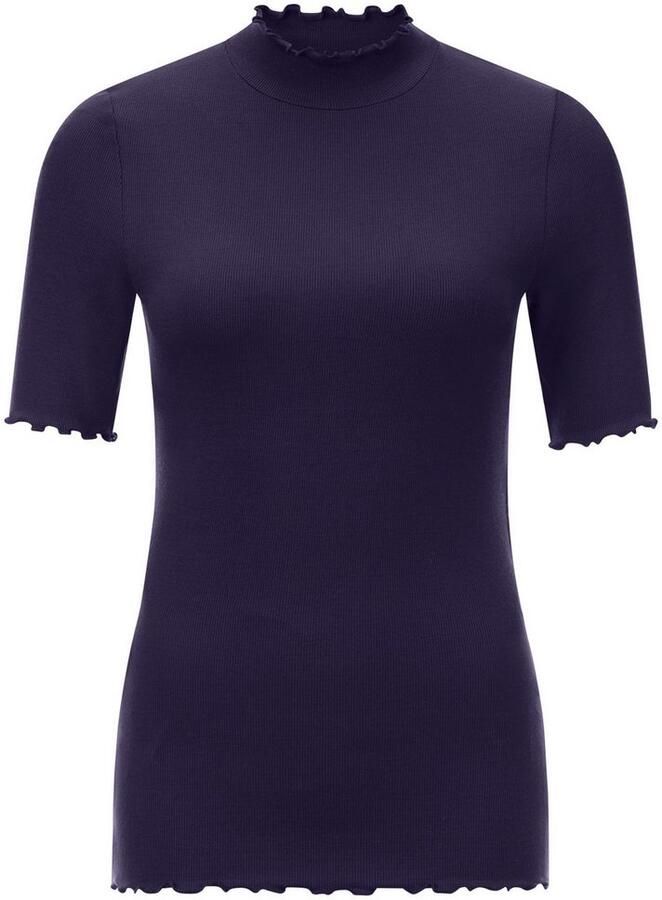 Rich & Royal Colshirt met gegolfde randen - Foto 2