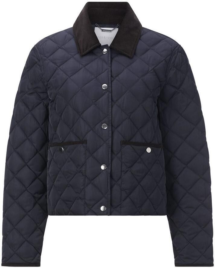 Rich & Royal Gewatteerd jack met doorgestikte naden