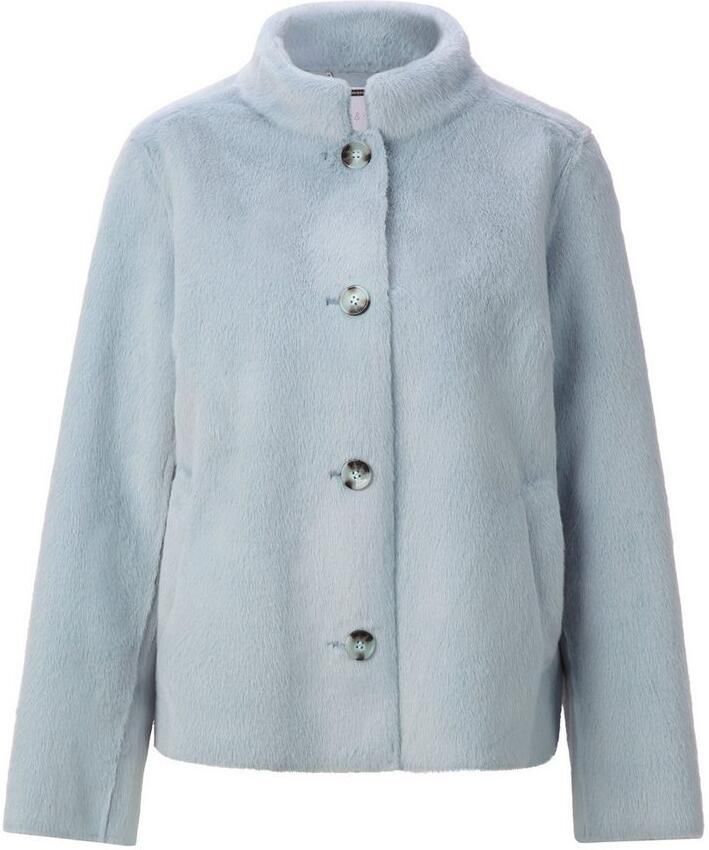 Rich & Royal Jack van imitatiebont met opstaande kraag