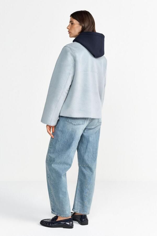 Rich & Royal Jack van imitatiebont met opstaande kraag - Foto 4