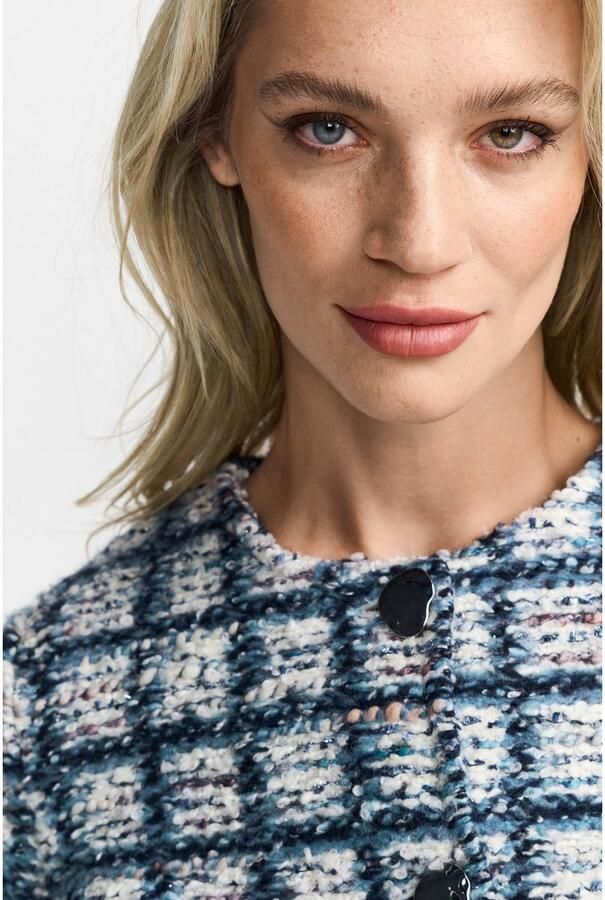 Rich & Royal Korte blazer Met glinsterende details in de wol - Foto 2