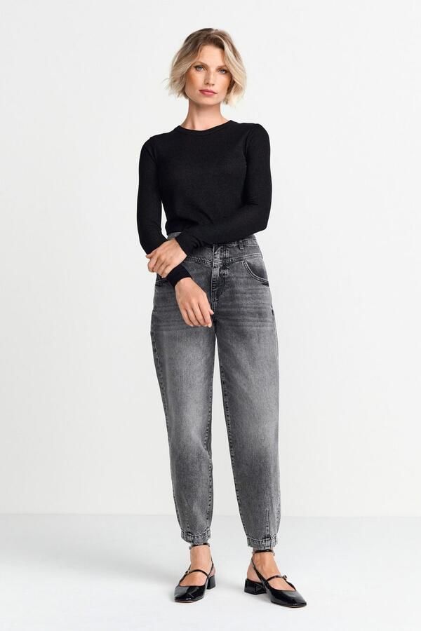 Rich & Royal Longsleeve NOS EV R LS met glittergaren - Foto 3