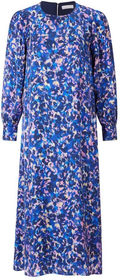 Rich & Royal Midi-jurk met artistieke kleur-leo-print - Foto 4