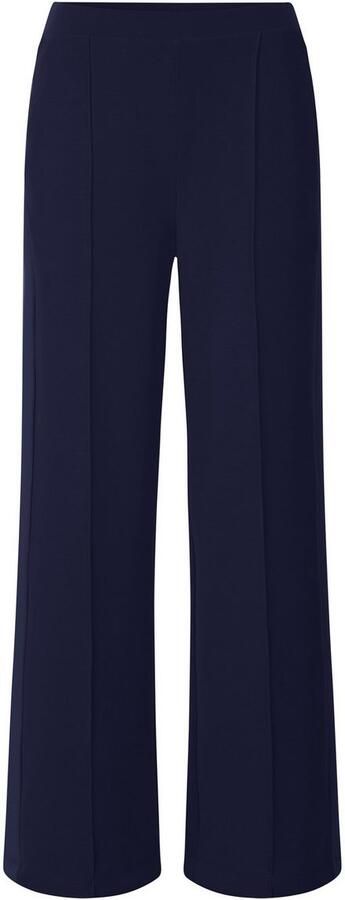 Rich & Royal Straight leg stoffen broek met galonstrepen - Foto 4