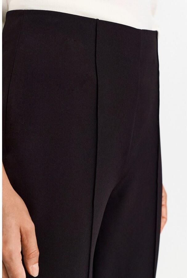 Rich & Royal Pantalon met vouw Nep-leistentas achter